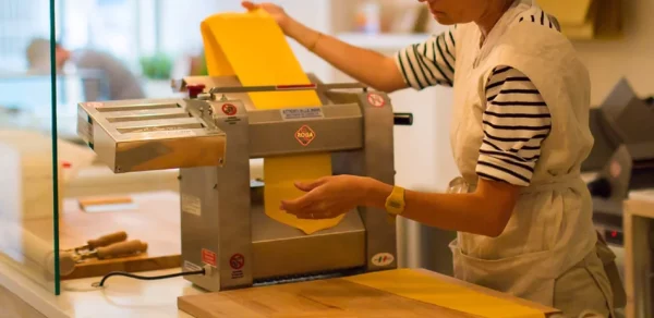 sfogliatrice roga in azione