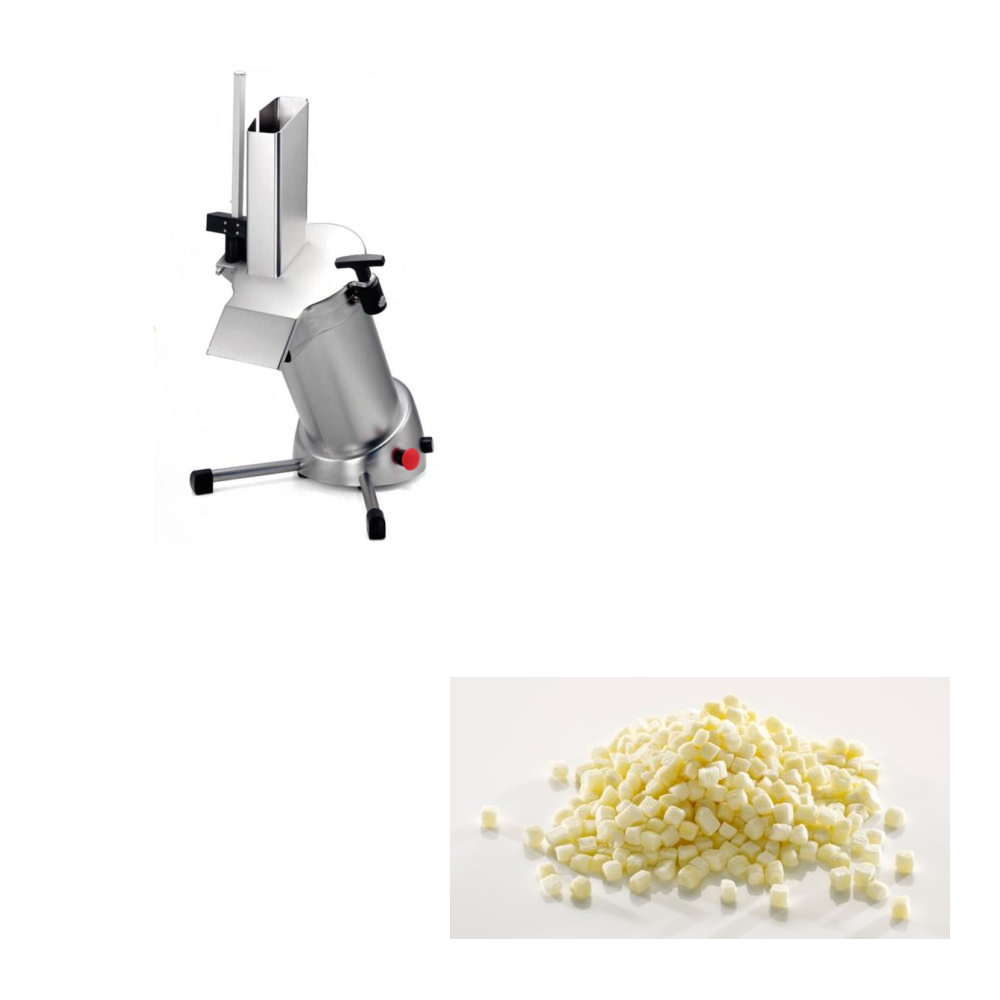 taglia mozzarella per pizzeria