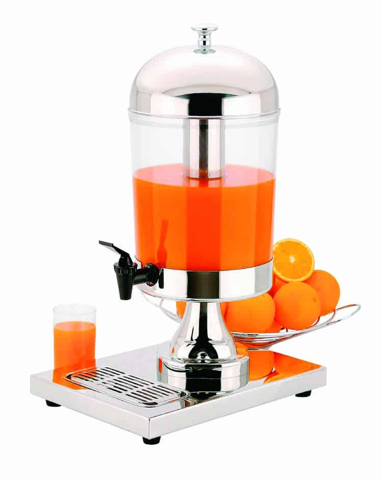 Brocca per acqua e succhi di frutta, dispenser per acqua fredda, 1,5 l, portatile, con coperchio, per bevande, succhi di frutta, tè caldo